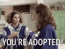 Youre Adopted Abfab GIF - Youre Adopted Abfab Mothers Day GIFs