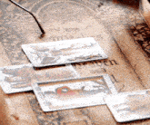 tarot cards are laid out on a table with the words heaven and hell written on it