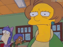 Smh In Springfield GIF - The Simpsons Teacher Smh GIFs