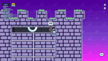 a screenshot of a video game with the words good luck on the bottom