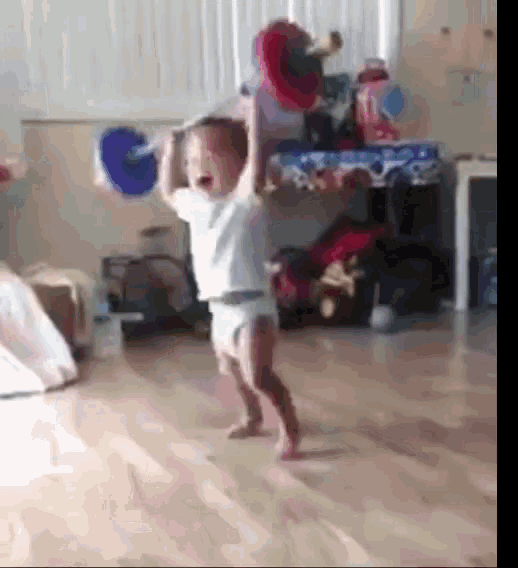 Baby Strong GIF - Baby Strong Flex GIFs