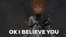 Kingdom Hearts Ok GIF - Kingdom Hearts Ok I Believe You GIFs