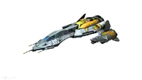 a computer generated image of a futuristic space ship with the letters rfp.ccr below it