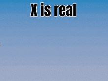a picture of a girl with wings and the words " x is real "