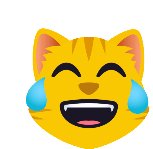 Cat With Tears Of Joy Joypixels Sticker - Cat With Tears Of Joy Joypixels Happiness Stickers