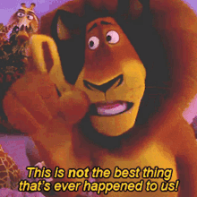 Madagascar Alex The Lion GIF - Madagascar Alex The Lion This Is Not The Best Thing GIFs
