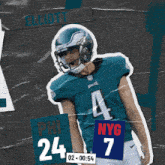 New York Giants (7) Vs. Philadelphia Eagles (24) Second Quarter GIF - Nfl National Football League Football League GIFs