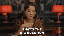 Thats The Big Question Emma Thompson GIF - Thats The Big Question Emma Thompson Baroness GIFs