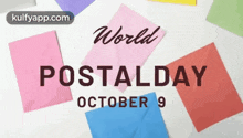 World Postal Day.Gif GIF - World Postal Day Mail World Mail Day GIFs