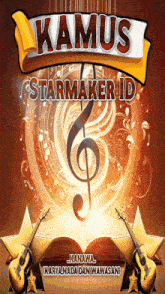 a poster for kamus starmaker id shows a treble clef