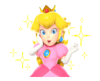 Princess Princess Peach Sticker - Princess Princess Peach Nintendo Stickers
