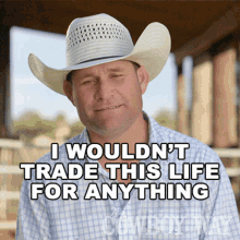 I Wouldnt Trade This Life For Anything Booger Brown GIF - I Wouldnt Trade This Life For Anything Booger Brown The Cowboy Way GIFs