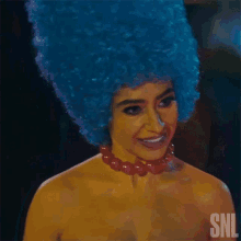 smiling marge simpson saturday night live staring happy