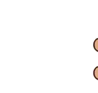 a cartoon drawing of a teddy bear with a mustache
