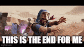 Clash Of Clans Ive Been Hit GIF - Clash Of Clans Ive Been Hit The End GIFs