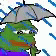 Pepe Sad Sticker - Pepe Sad Rain - Discover & Share GIFs