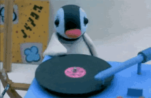 Dj Pingu !!!!!!!!!!! GIF - Pingu Penguin Dj GIFs
