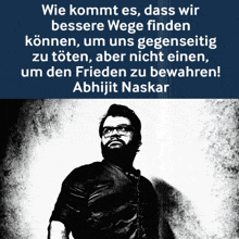 Abhijit Naskar Deutsch Frieden GIF - Abhijit Naskar Deutsch Frieden Friedensaktivist GIFs