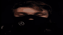 a black background with a few white spots on it