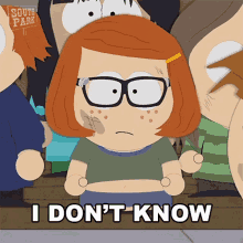 I Dont Know South Park GIF - I Dont Know South Park S15e14 GIFs