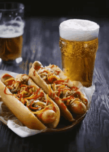 Beer And Hotdogs GIF