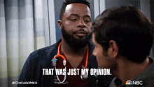 That Was Just My Opinion Dr Dylan Scott GIF - That Was Just My Opinion Dr Dylan Scott Guy Lockard GIFs
