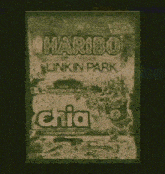 a poster for haribo linkin park and chia seeds