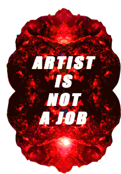 Artist Is Not A Job Artist Sticker - Artist Is Not A Job Artist Job Stickers