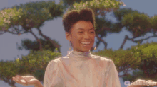 Laugh Logan Browning GIF - Laugh Logan Browning Bear Witness Take Action GIFs