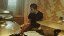 Drumming Steve Carey GIF - Drumming Steve Carey Senses Fail GIFs