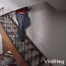 Fall Down The Stairs Viralhog GIF - Fall Down The Stairs Viralhog Slipped GIFs