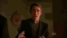 pushing daisies lee pace face palm omg shocked