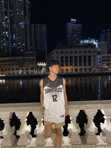 a man wearing a jersey that says sampaloc on it