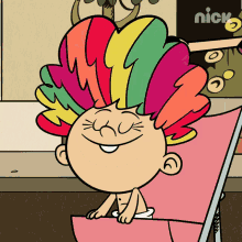 Colorful Hair Lily GIF - Colorful Hair Lily The Loud House GIFs