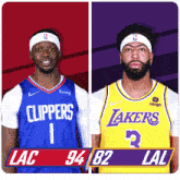 Los Angeles Clippers (94) Vs. Los Angeles Lakers (82) Third-fourth Period Break GIF - Nba Basketball Nba 2021 GIFs