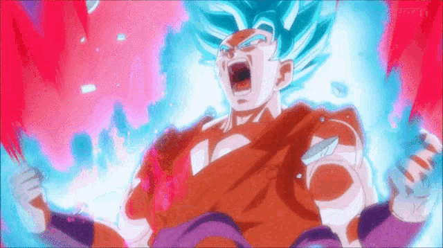 GOKU SSJ BLUE KAIOKIN ULSW TRANSMISSION GIF by Ahmedalaa9611 on DeviantArt