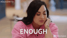 Enough Demi Lovato GIF - Enough Demi Lovato Demi Lovato Dancing With The Devil GIFs