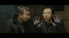 We'Ve Got Ink On Our Hands! GIF - The Worlds End Simon Pegg Hands GIFs