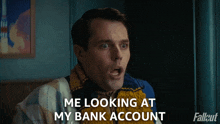 Me Looking At My Bank Account Chet GIF - Me Looking At My Bank Account Chet Fallout GIFs