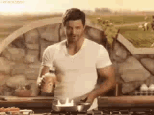 Man Cooking GIF - Man Cooking Hot GIFs