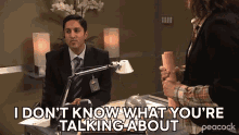 I Dont Know What Youre Talking About Jonathan GIF - I Dont Know What Youre Talking About Jonathan 30rock GIFs