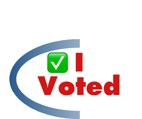 I Voted Vote Sticker - I Voted Vote Voted Stickers
