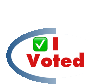 I Voted Vote Sticker