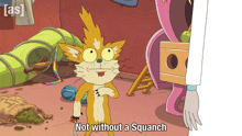 Not Without A Squanch Squanchy GIF - Not Without A Squanch Squanchy Rick And Morty GIFs