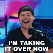 I'M Taking It Over Now Jared Dines GIF - I'M Taking It Over Now Jared Dines The Dickeydines Show GIFs