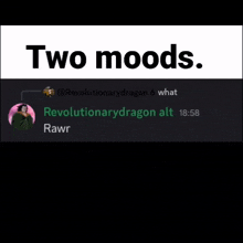 a screenshot of a text message from revolutionarydrag
