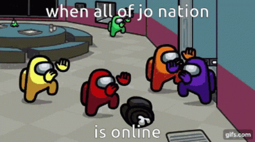 Jojo Among Us GIF - Jojo AmongUs Meme - Discover & Share GIFs