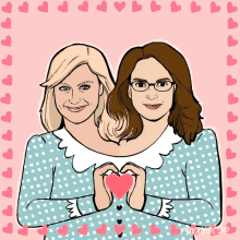 Galentines Day Card GIF - Galentines Day Card Leslie Knope GIFs