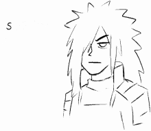 a black and white drawing of a man with the words shut the fuck up on the bottom