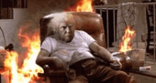 Donald Trump Everything Is Fine GIF - Donald Trump Everything Is Fine Burn GIFs